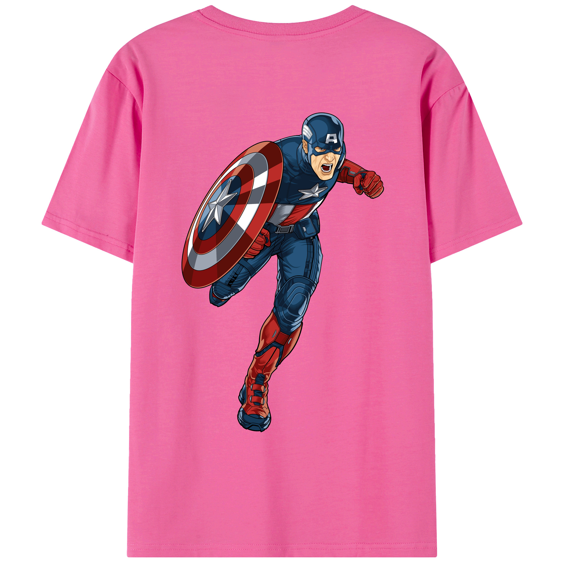 （画像用） アベンジャーズ The Avengers レディース半袖Tシャツ(バックプリント)